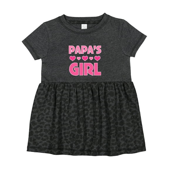 Inktastic Papas Girl Granddaughter Girls Baby Dress