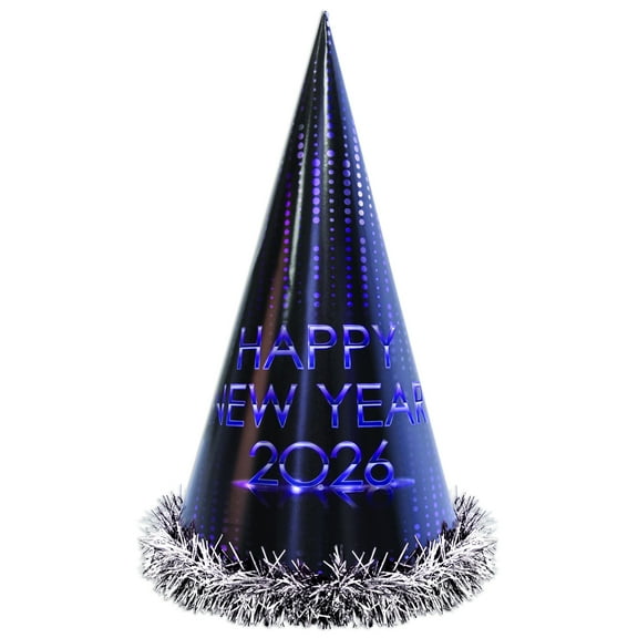 Beistle New Year's Eve Multicolor Paper Cone Party Hat