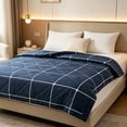 thumbnail image 5 of JOGZMZ Lightweight Summer Cooling Quilt Full Size Soft Breathable Skin-Friendly Air Conditioner Comforter Machine Washable All Season Bedspread for Twin Bed 55x79 Inch, 5 of 6