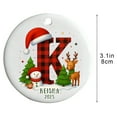 thumbnail image 3 of Adornos Navideños Acrílicos de 26 Letras | Decoraciones Colgantes Navideñas Personalizadas | Colgantes Del Alfabeto Ligeros y Duraderos | Decoración Navideña para El Hogar y La Oficina | Corona para, 3 of 6