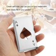 thumbnail image 4 of Creative Stainless Steel Credit Card Bottle Openers Personalized Sized Multitool for Your Wallet, Silver, 4 of 9