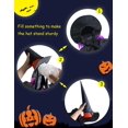 thumbnail image 4 of Bruja de tamaño real chocando contra la columna de la puerta del árbol decoración al aire libre de Halloween, decoración divertida de adornos de bruja de Halloween TUNC Sencillez, 4 of 5