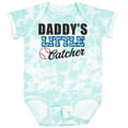 thumbnail image 3 of Inktastic Baseball Daddys Little Catcher Boys Baby Bodysuit, 3 of 5