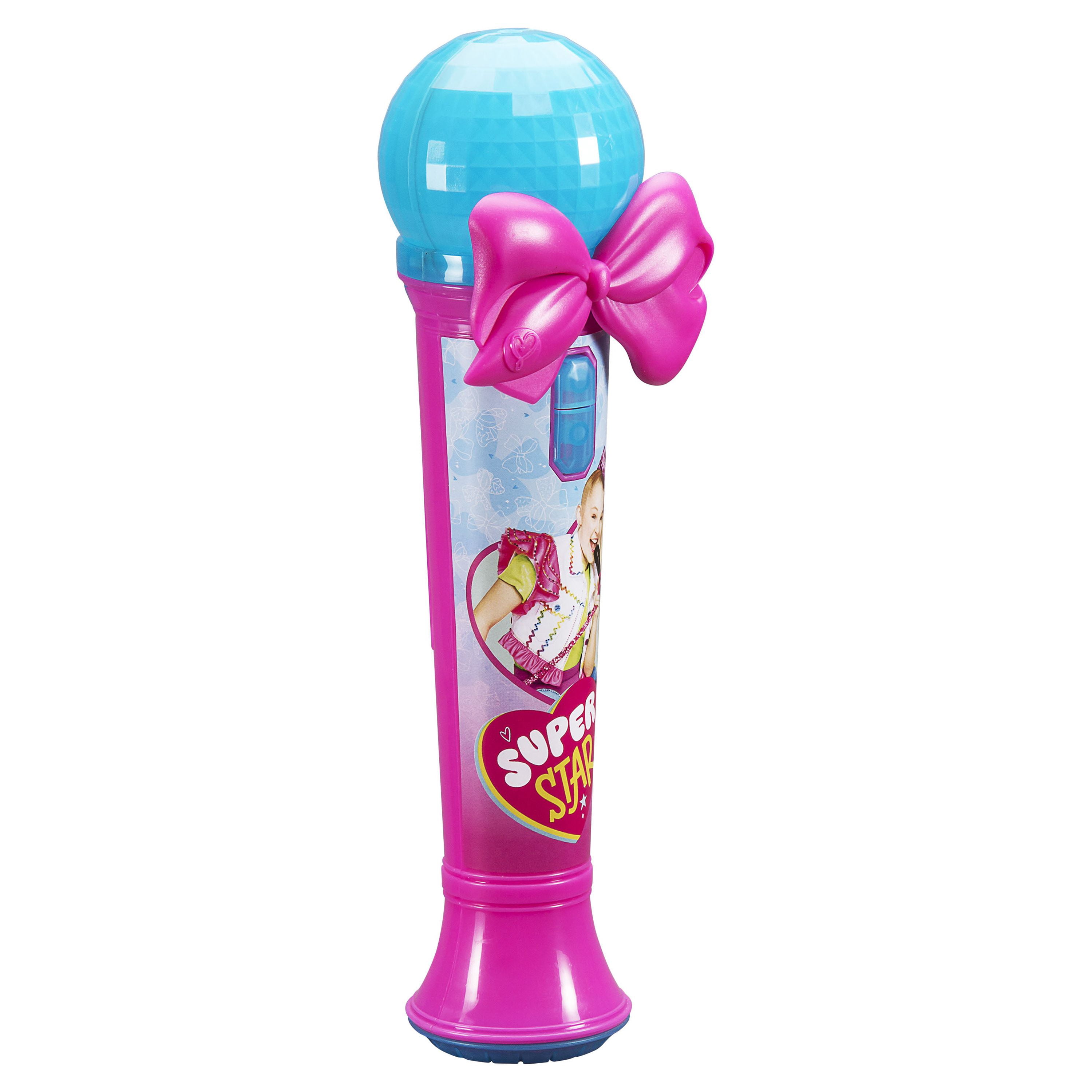 KIDdesigns Jojo Siwa Sing Along Microphone, Flashing Lights, Toy Musical Instruments