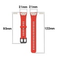 thumbnail image 4 of Correa Compatible para Huawei Band 6/Honor Correa de repuesto Pulsera 6 Banda de TPU resistente al agua Vogacara EL016366-07, 4 of 5