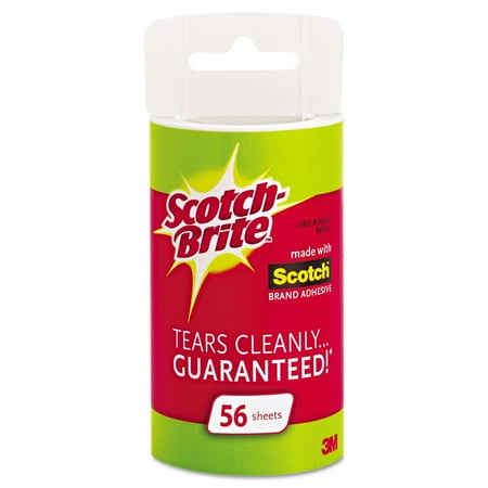 Mini Lint Roller - 3M 40087 Scotch-Brite Lint Roller Refill, 3-Pack