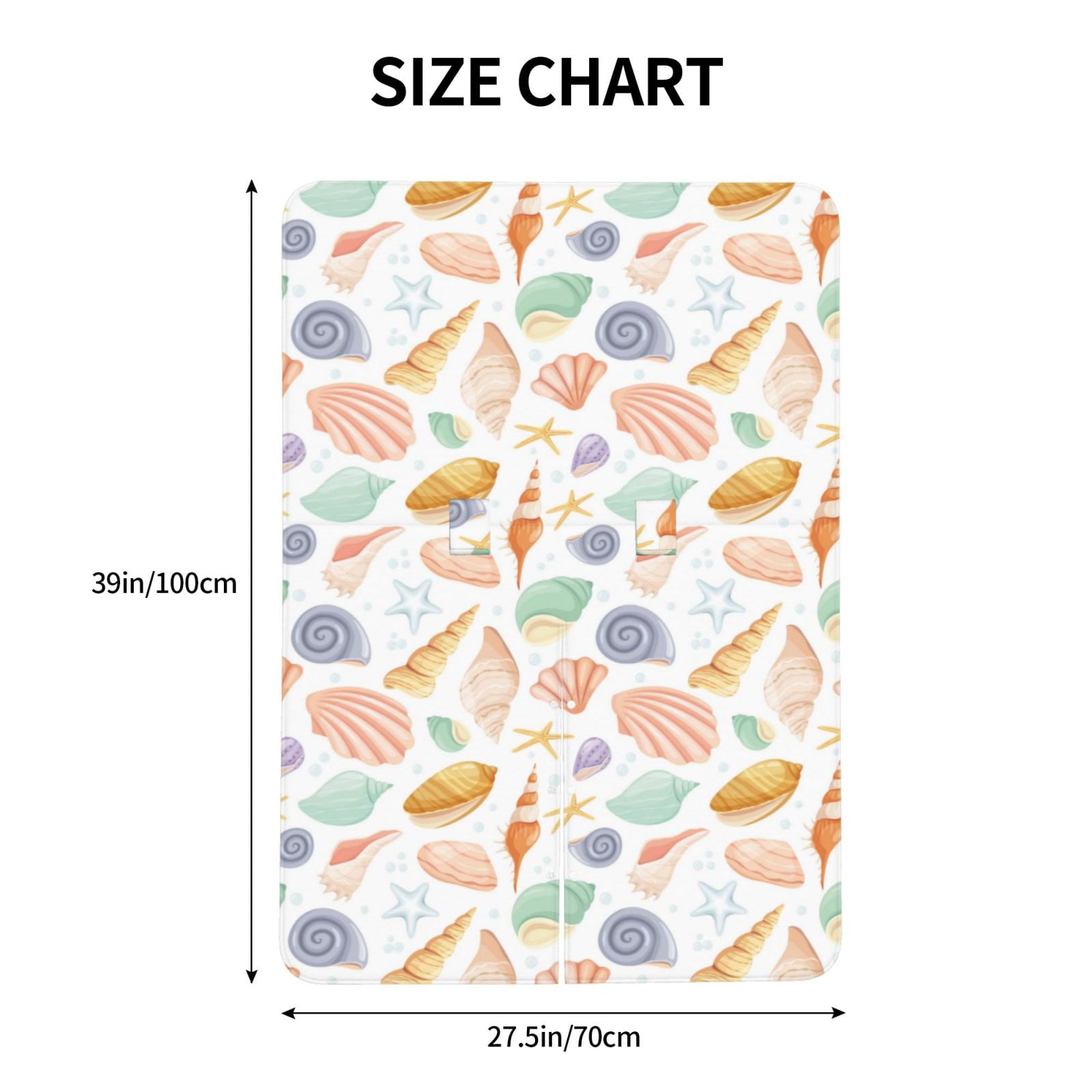 Car Seat Cover Baby - Conch Shells Print No.9054 Breathable Infant Car Seat Cover for Baby Carseat, Lightweight Comfort Baby Essentials Must Haves Newborn Stuff for Girl Boy