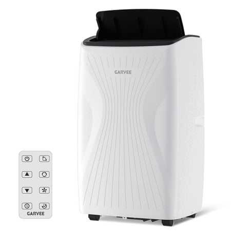 PYY 14000 BTU Portable Air Conditioner, Fast Cooling AC Unit for Rooms up to 500-800 Sq.Ft, 50dB Quiet Operation, Portable Room AC with Remote Control & Push Button, ETL Certified, White