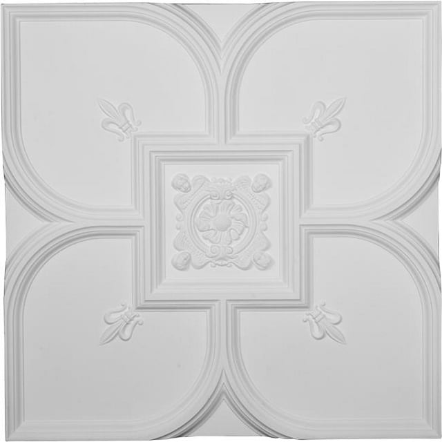 31.5 x 31.5 x 2.38 in. Fleur-de-lis Ceiling Tile