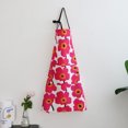 thumbnail image 1 of Delantal impermeable sin mangas con diseño de flores finlandesas de estilo nórdico, para repostería casera, cocina casera, delantal pequeño y refrescante a la moda, 1 of 6