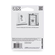 Ook Metal Magnetic Clips, 0.75 lb, Iron, Zinc Finish, Silver, 2 pack