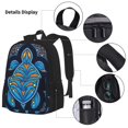 thumbnail image 5 of Naloa Turtle Print Large Capacity Backpack Lunch Bag Pencil Case Combination 3 Piece Set for Student, 5 of 8