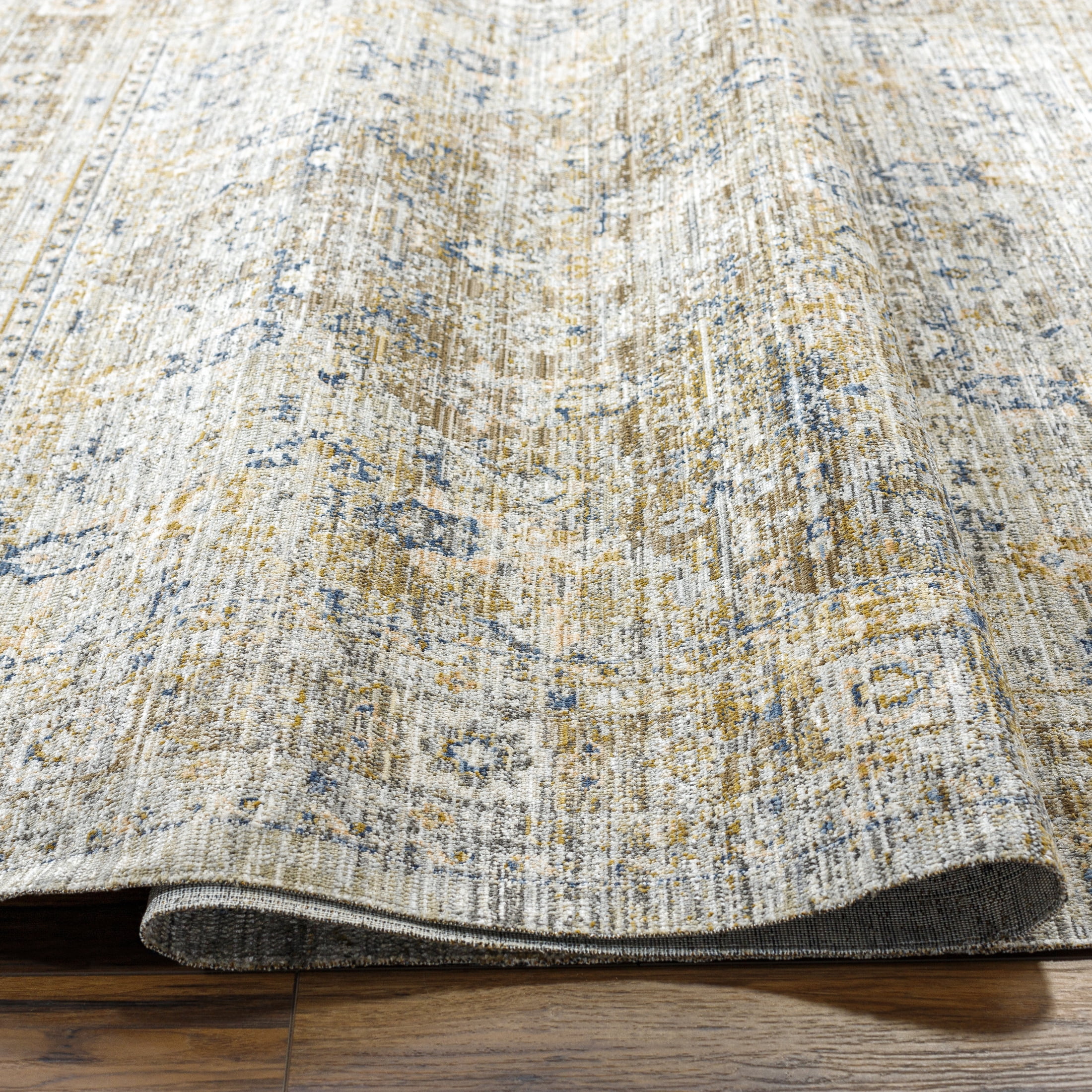 Livabliss x Becki Owens Ren Damask Washable Area Rug ,9' x 13'1",Brown Medallion
