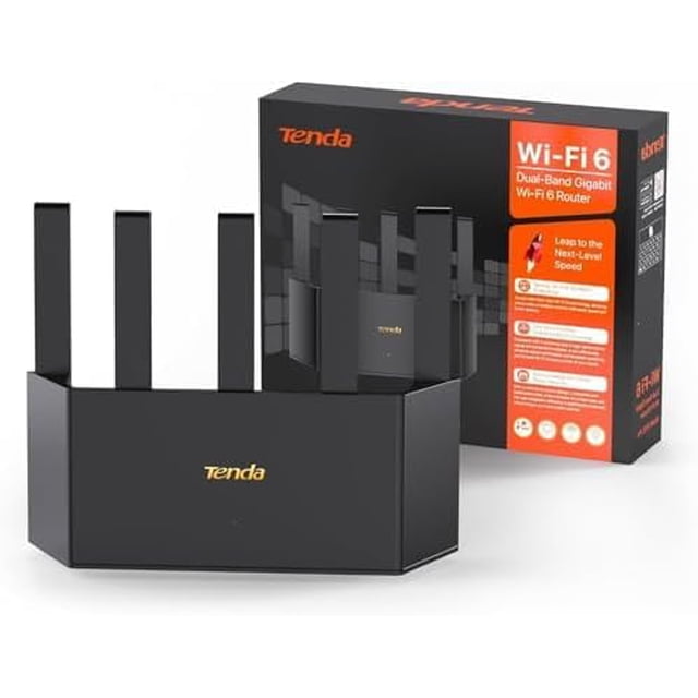 Tenda AC10 Router Gigabit AC1200 Doble Banda WiFi, 5 GHz hasta 867 Mbps, 2.4 GHz hasta 300 Mbps, Tecnología Beamforming, MU-MIMO Comunicación Multiple, 4 Atenas de 6dbi Amplia Cobertura WiFi.,white