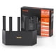 thumbnail image 1 of Tenda AC6 WiFi Router Inalámbrico Inteligente, Enrutador AC1200, Doble Banda de 2.4G y 5G, 4 Antenas Externas de 5dBi, MU-MIMO, Beamforming, Ahorro de Energía, Configuración Fácil, Negro,9Layers, 1 of 17