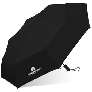 Weatherproof Folding Rain Umbrella Compact Automatic Open Windproof