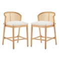 thumbnail image 1 of Indoor Wooden Counter Stool,Natural, 1 of 12