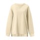 thumbnail image 5 of Sudadera con capucha gris,Camiseta de manga larga con forro polar para mujer, jersey extragrande de cuello redondo, top informal suave para mujer, para el hogar y la calle, sopatenor, 5 of 9