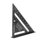 thumbnail image 2 of Triángulo De Regla Transportador de ángulo de diseño de regla triangular de aleación de aluminio de 7 pulgadas (negro), 2 of 5