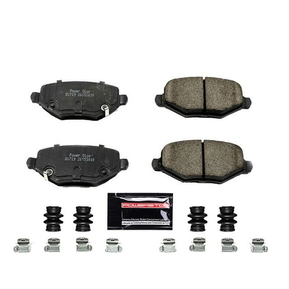 Power Stop Z23-1719 Z23 Evolution Sport Carbon Fiber-Ceramic Brake Pad -Rear