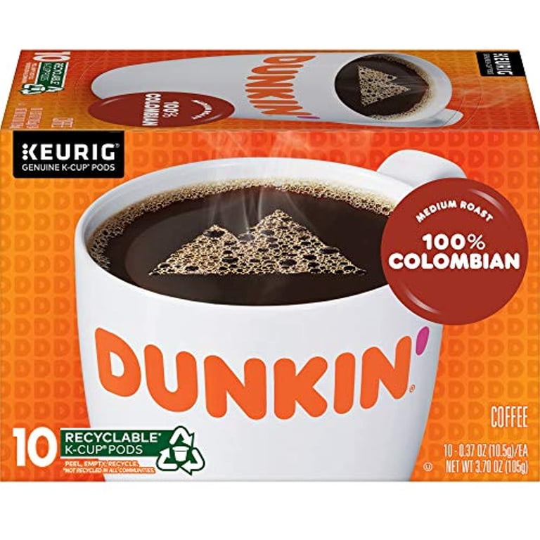 入手困難 00s DONUT & COFFEE フルデコ スタジャン Y2K 黒 Dunkin 100% Colombian Medium Roast Coffee, 60 Keurig K-Cup Pods
