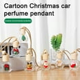 thumbnail image 2 of harmtty Xmax 10ML Christmas Car Perfume Bottle Decoration Wood Lid Cute Santa Snowman Tree Elk Clear Glass Aromatherapy Essential Oil Empty Bottle Hanging Pendant C 10ML, 2 of 8