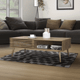 thumbnail image 4 of Mesa de Centro Top Living con Puertas Corredizas Café, 4 of 7
