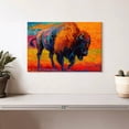 thumbnail image 2 of Elephant Stock Spirit Of The Prairie Wall Art - Horizontal Canvas Wall Art - Living Room Wall Decor - Animal Canvas - Orange And Turquoise Decor By Marion Rose - 12" x 8", 2 of 8
