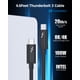 thumbnail image 2 of Cable Thunderbolt 3 Matters USB-C de 20 Gbps, 2 m, negro, 2 of 6