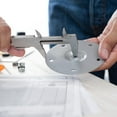 thumbnail image 6 of PatungKu 150mm 6inch Double Scale Vernier Caliper Plastic Construction For School Projects And Engineering Applications, 6 of 7