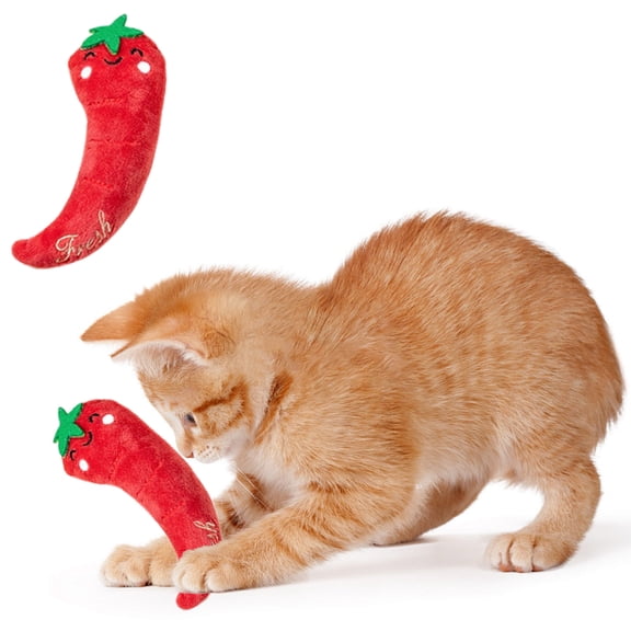 POLISE Spaces Catnip Cat Toys with Crinkle Sound and Soft Plush, Interactive Teaser Sticks for Kittens and Indoor Cats, Assorted Colors, 5.51x1.97x1.97 Inches