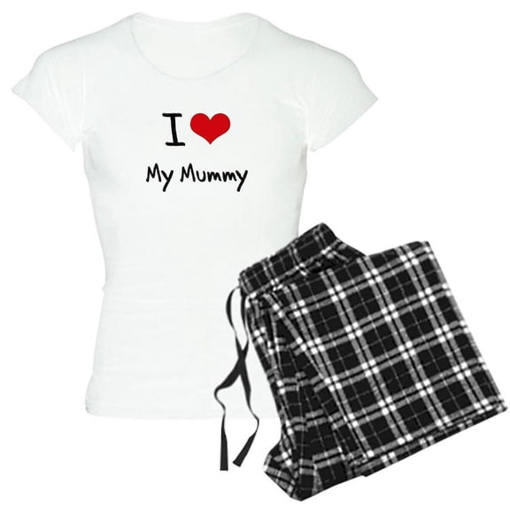 CafePress - I Love My Mummy Pajamas - Women's Light Pajamas