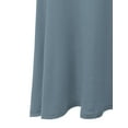 thumbnail image 4 of Doublju Women's High Waist Elastic Soft Flare Flowy Midi Skirt (Plus Size Available), 4 of 4