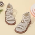 thumbnail image 4 of Grblisyd Girls Shoes Gladiator Sandals Cute Open Toe Breathable Summer Shoes with Rubber Sole (Little Kid/Big Kid), 4 of 6