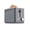 Gray, variant on Toastmaster 2-Slice Toaster, Stainless Steel, Extra Wide Slots, High Rise Toast Lift, Gluten Free Setting, 900W