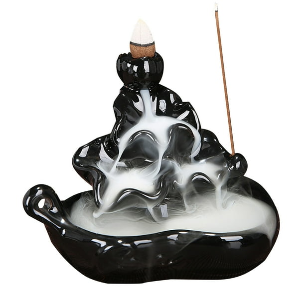 Incense Waterfall Burner Backflow Incense Burner Waterfall Incense Burner Holder Ceramic Incense Holder Black Incense Cones And Stick Incense Not Included Walmart Com Incense Waterfall Burner Backflow Incense Burner Waterfall Incense Burner Holder Ceramic Incense Holder Black Incense Cones And Stick Incense Not Included Walmart Com