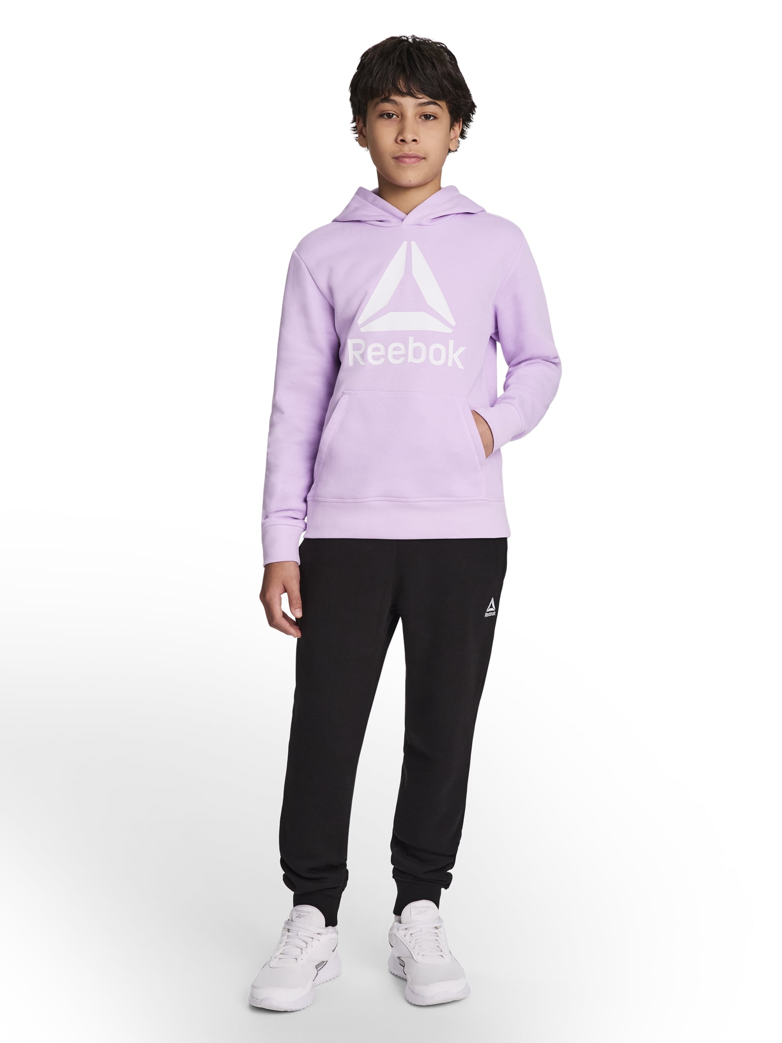 Reebok Kid's Unisex Game Day Fleece Hoodie, Sizes 4-18