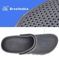 thumbnail image 4 of VONMAY Men's Clogs Summer Slip On Anti-slip Sandals Shower Slippers, 4 of 7
