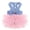 Blue, variant on Dog Dress, Fashion Puppy Tutu Princess Dresses for Small Dogs, Sweet Skirt with Dog Bowknot Clips, Spring Dog Cat Clothes Pet Apparel ,L