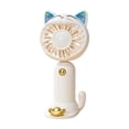 thumbnail image 2 of ROLKFUK Portable Handheld Fan for Ki-ds, Cute Lucky Cat USB Rechargeable Mini Desk Fan with 3 Speeds, 2 of 6