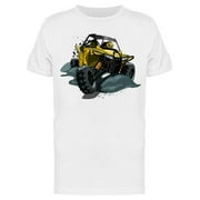 Off-Road Atv Buggy T-Shirt Men -Image by Shutterstock, Male Small