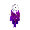 thumbnail image 2 of SHIMELE Dreamcatcher Wall Hanging Woven Decor Pendant Healing Gift Colorful Feathers Blue Purple Home Decoration Spiritual Ornament, 2 of 6