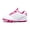 Fuchsia/White, variant on Youth Baseball Cleats - Rubber Molded, Lace Up Boys Girls Kids Shoes