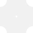 thumbnail image 4 of 34"OD x 2"ID x 11 1/4"C x 1"P Haus Architectural Grade PVC Contemporary Ceiling Medallion, 4 of 11