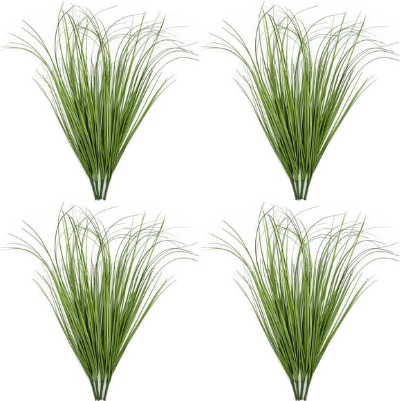Plantas artificiales CATTREE, hierba de trigo, 50 cm, 16 paquetes