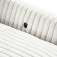 thumbnail image 3 of Lexicon Tomball Corduroy Oversized Chaise Lounge in Beige, 3 of 13