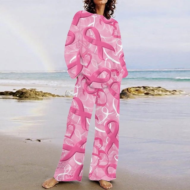 Conjunto de pijama Wancir para mujer - Pijama de jersey para mujer