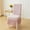 Pink#1751🎶, variant on Jacquard Dining Chair Cover with Skirt | Elegant Pleated Maxi Dress Style | Stretchy Thickened Polyester for Home Decor