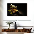 thumbnail image 3 of Elephant Stock Tequila Shots Wall Art - Horizontal Canvas Wall Art - Living Room Wall Decor - Food And Drink Canvas - Black And Yellow Decor - 36" x 24", 3 of 8
