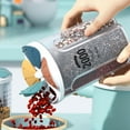 thumbnail image 4 of dispensador de cereales Contenedor de almacenamiento, cereales secos de plástico para soja , 2L 2L Fanmusic dispensador de cereales, 4 of 7